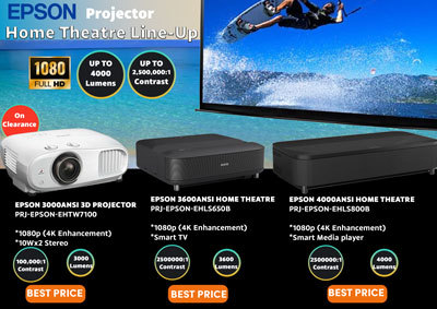 EPSON HOME THEATER PROJECTORS