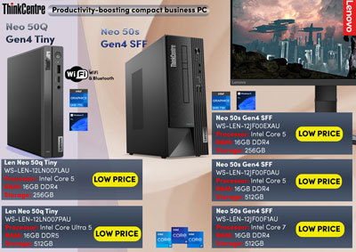 lenovo Neo50Q Tiny & neo50s SFF Gen4 Workstation