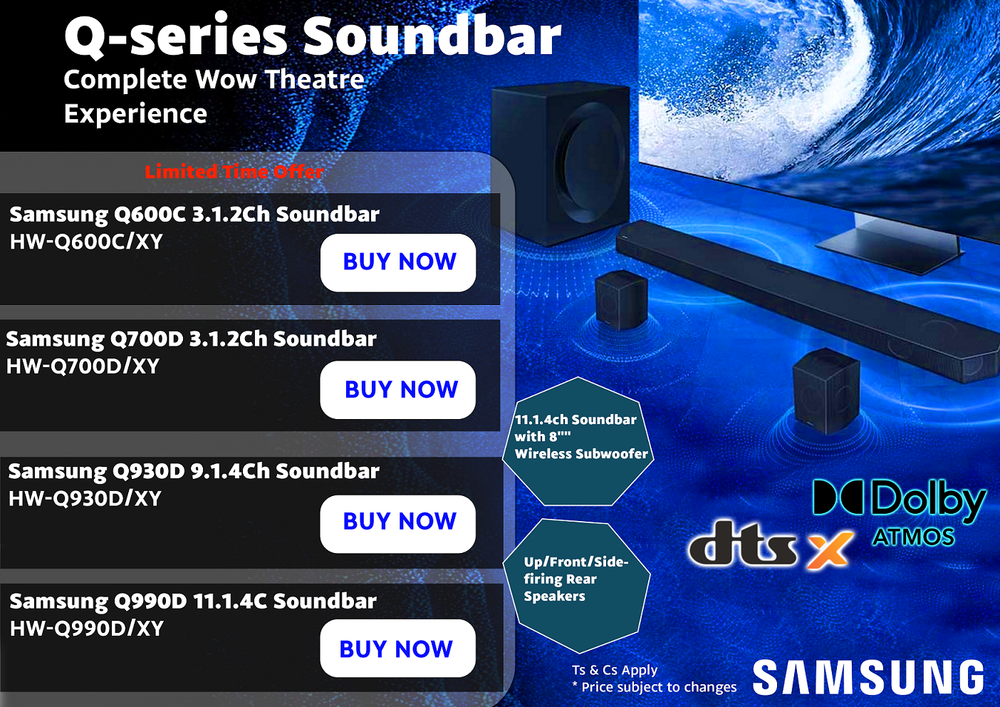 SAMSUNG Q-Series Soundbar