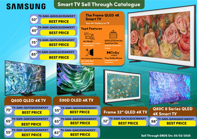 SAMSUNG SMART TVs Sell Through