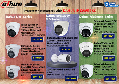 DAHUA CAMERAS