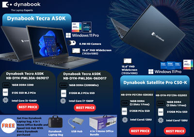 DYNABOOK TECRA A50-K AND SATELLITE PRO SERIES